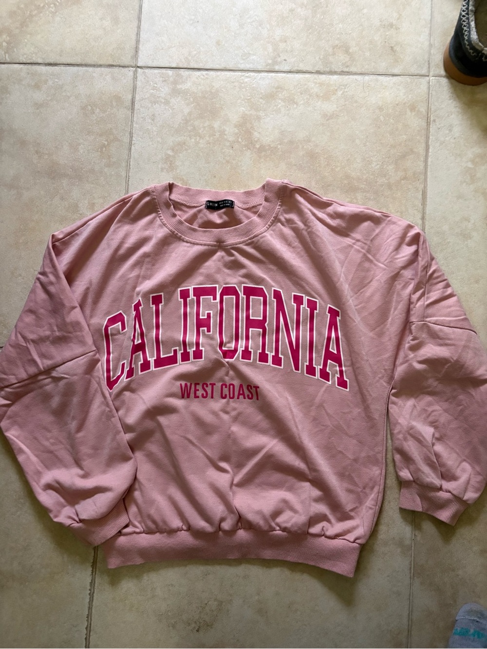 California West Coast Pink Sweatshirt - Womens